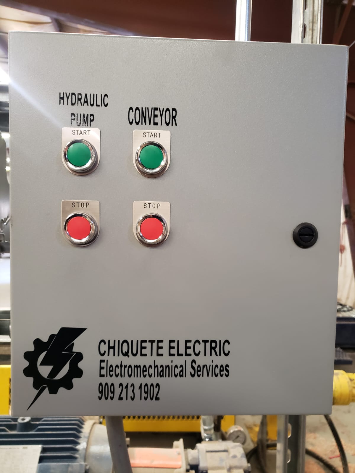 Branded operator control panel