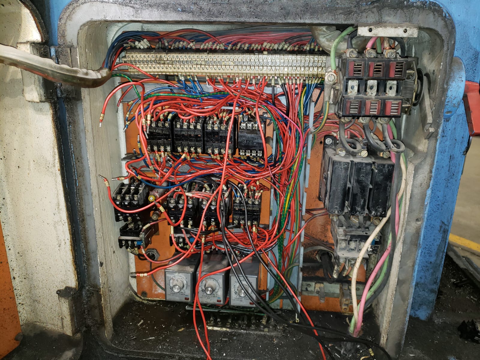 Industrial panel rewire & cleanup
